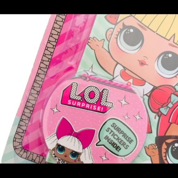 NWT LOL SURPRISE 60 Sheets Lock Diary with Fluffy Pen Pink One Size - Picture 5 of 8